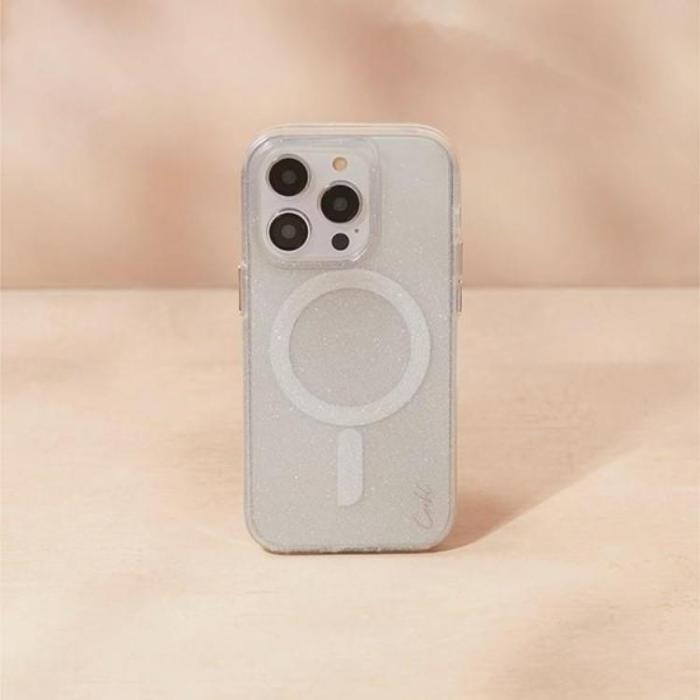 UNIQ - UNIQ iPhone 14 Pro Skal Coehl Lumino - Sparkling Silver