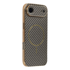 A-One Brand - iPhone Air Mobilskal MagSafe Carbon Fiber Electroplated - Kaffe