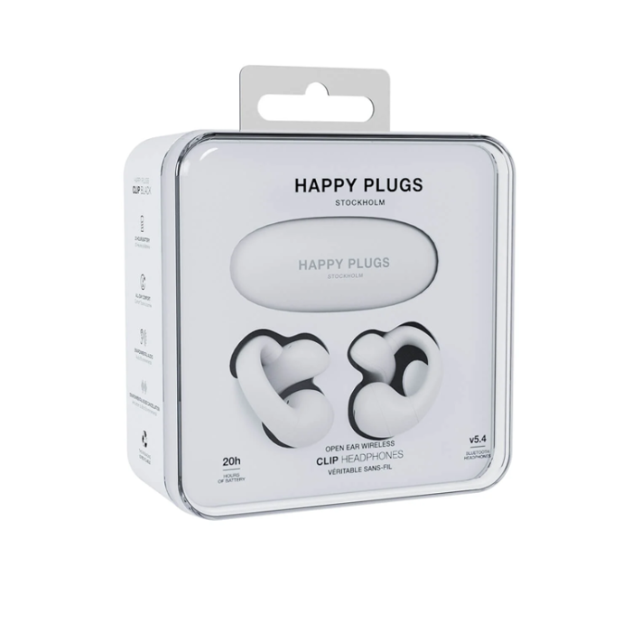 Happy Plugs - Happy Plugs TWS In-Ear Hörlurar Clip OWS - Vit