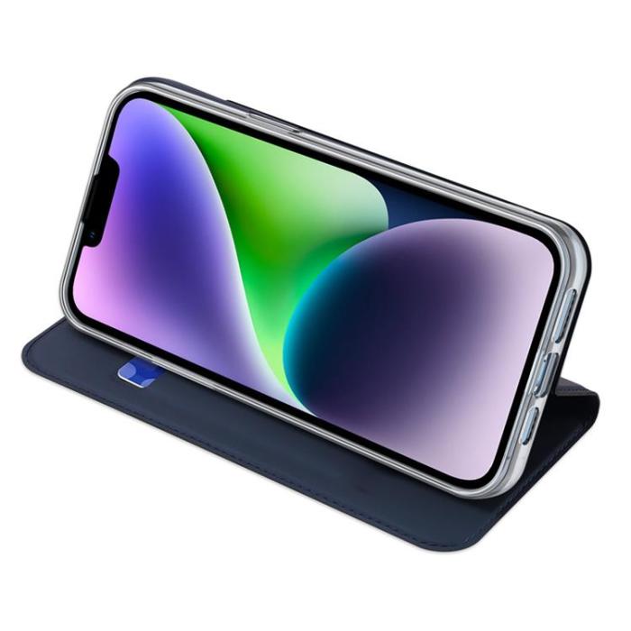 Dux Ducis - Dux Ducis iPhone 15 Plus Plånboksfodral Skin Pro - Blå