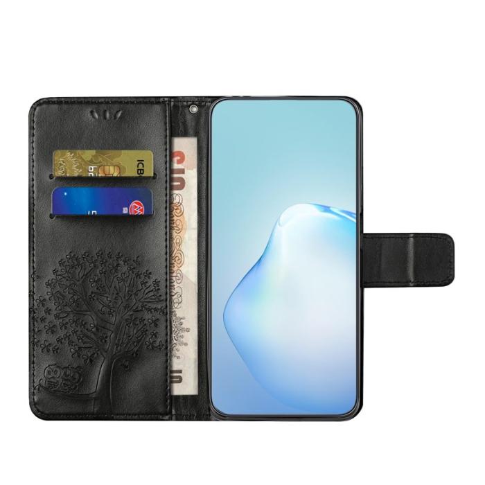 OEM - Plånboksfodral för Samsung Galaxy S26 Konstläder med rem - Svart
