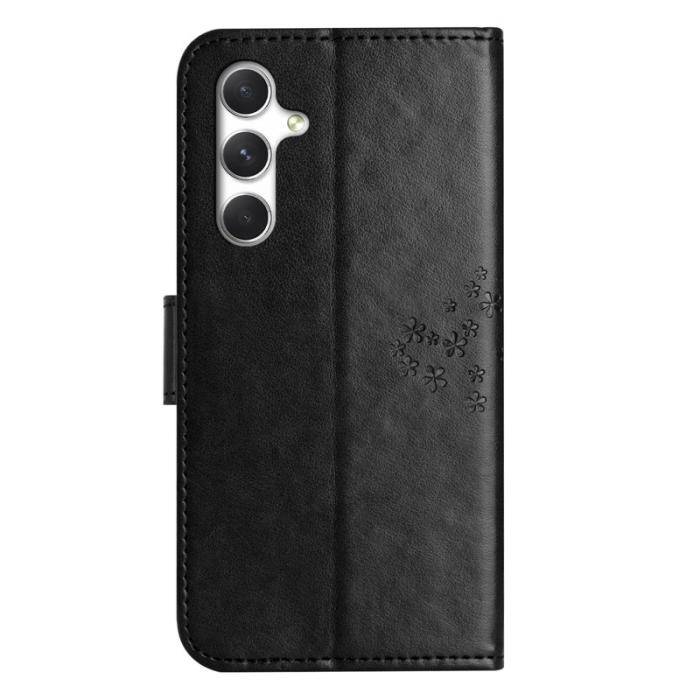 OEM - Plånboksfodral för Samsung Galaxy S26 Konstläder med rem - Svart