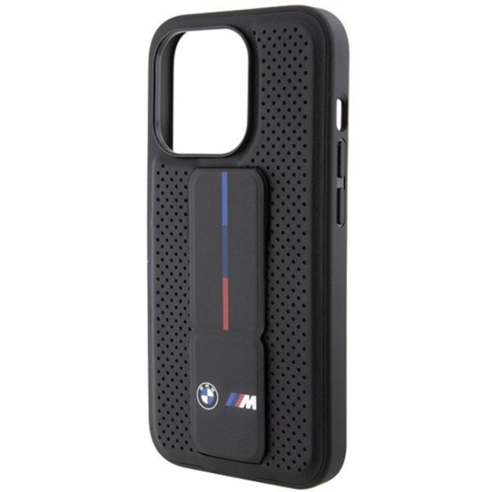 BMW - BMW iPhone 15 Pro Max Mobilskal Grip Stand Smooth & Perforated