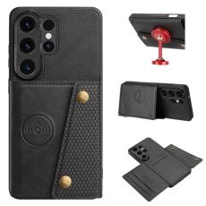 OEM - Mobilfodral f&ouml;r Samsung Galaxy S26 Ultra Kickstand Kortfack - Svart