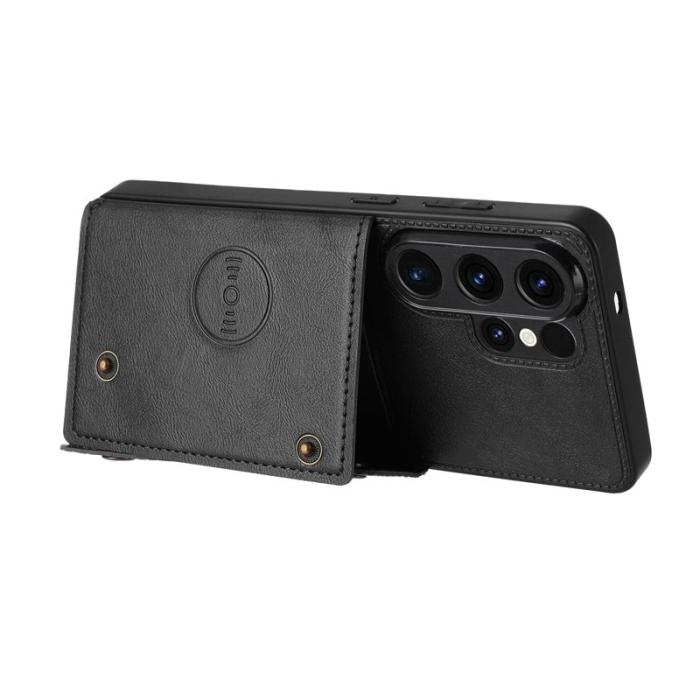 OEM - Mobilfodral för Samsung Galaxy S26 Ultra Kickstand Kortfack - Svart