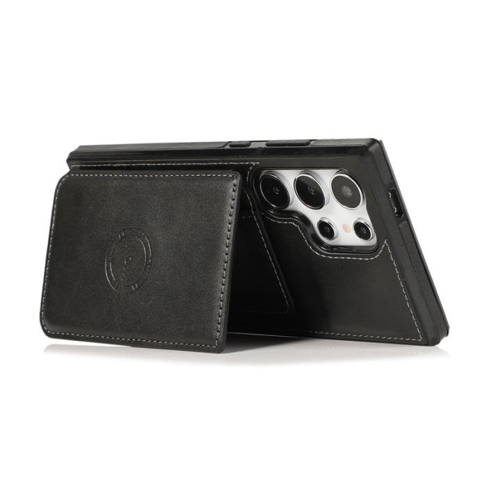 OEM - Mobilfodral för Samsung Galaxy S26 Ultra Kickstand Kortfack - Svart