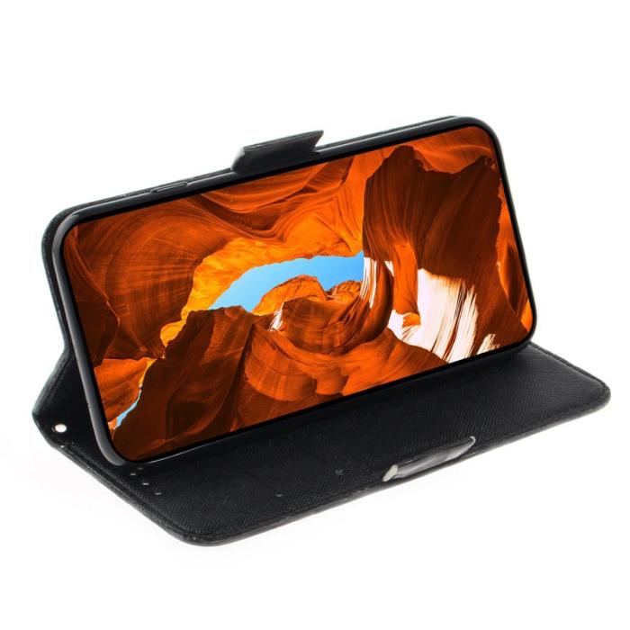 OEM - Plånboksfodral för Samsung Galaxy S26 Konstläder med mönster - Påfågelkrans