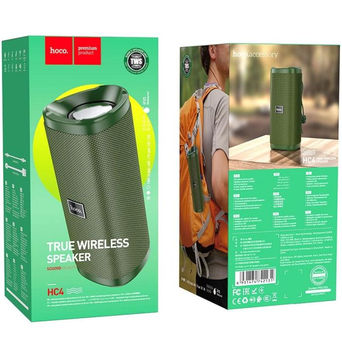 Hoco - HOCO Bluetooth-högtalare HC4 Bella sport armégrön
