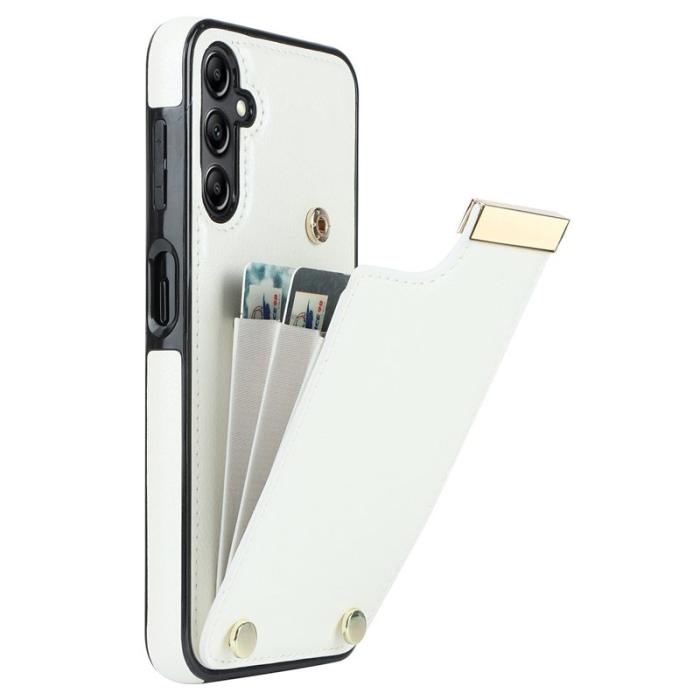 OEM - Mobilfodral för Samsung Galaxy S26 Plus TPU + Konstläder - Vit