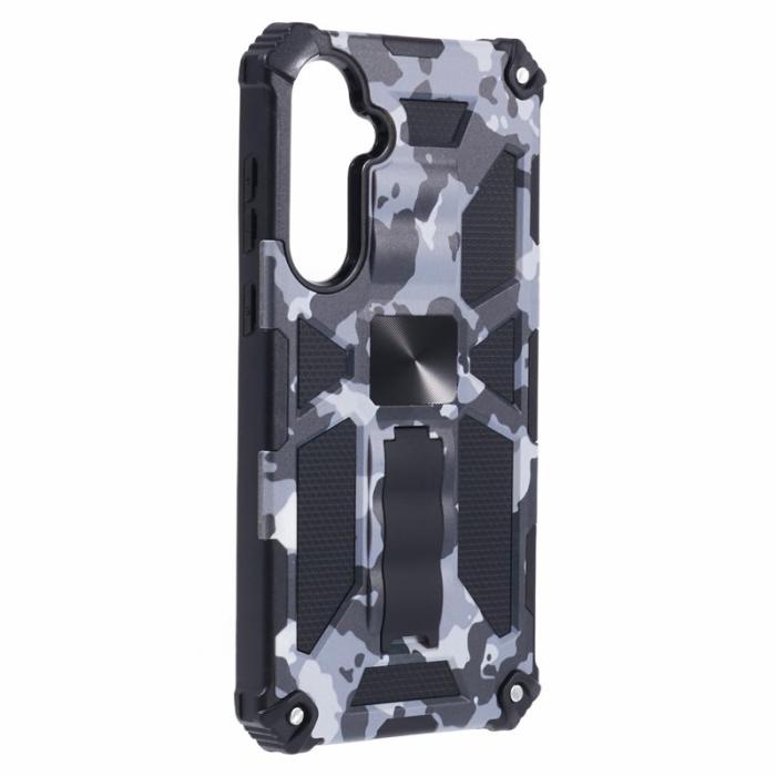 OEM - Mobilskal för Samsung Galaxy S26 Kickstand PC + TPU - Kamouflage Svart
