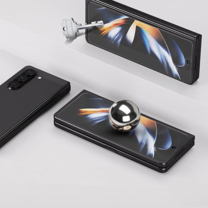 Whitestone - Whitestone Galaxy Z Fold 5 Härdat Glas Skärmskydd - Clear