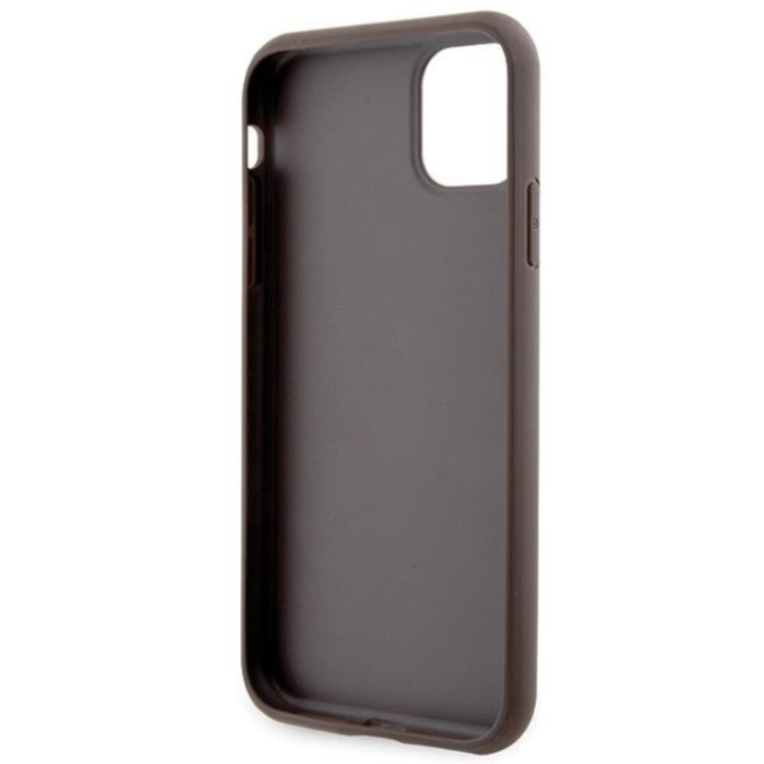 Guess - Guess iPhone 11/XR Mobilskal Stripe - Brun