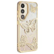 OEM - Mobilskal f&ouml;r Samsung Galaxy S26 TPU med rhinestones - Guld