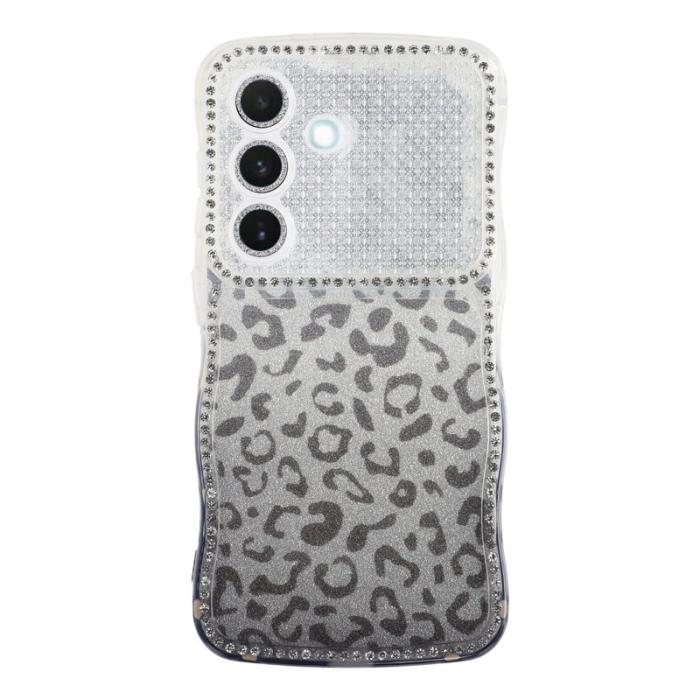 OEM - Mobilskal för Samsung Galaxy S26 TPU med rhinestones - Gradient Svart