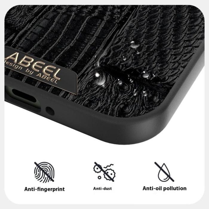 ABEEL - ABEEL Mobilskal till Xiaomi 17 Pro MagSafe Äkta Läder Svart