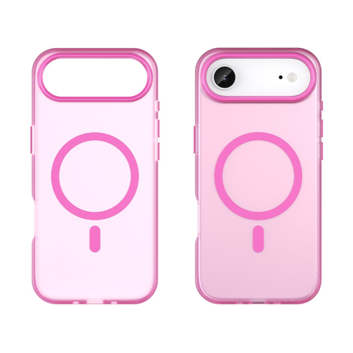 A-One Brand - iPhone 17 Air Mobilskal MagSafe Slim Matte Translucent - Rosa