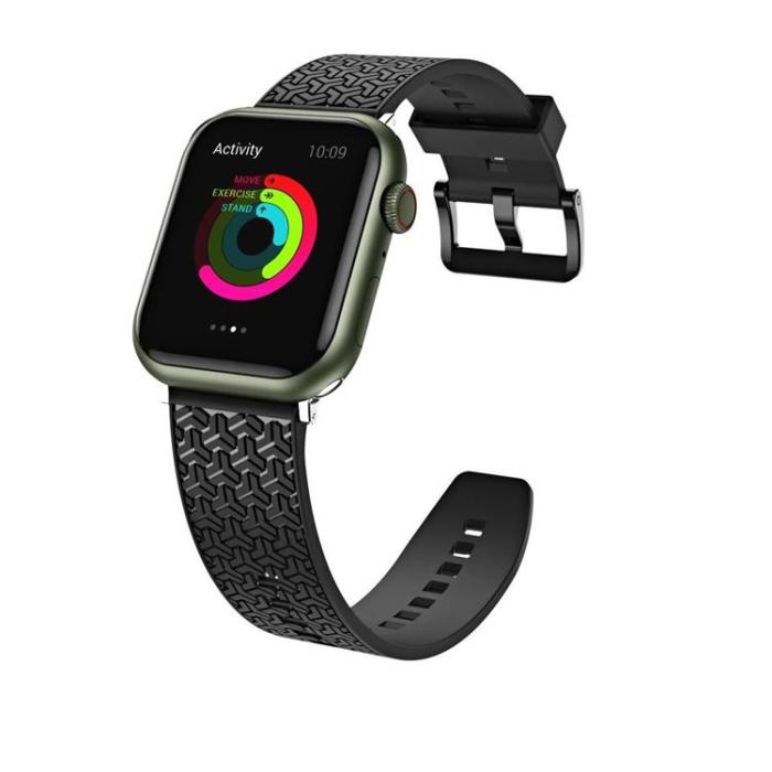 OEM - Apple Watch 4/5/6/7/SE (42/44/45mm) Armband - Svart