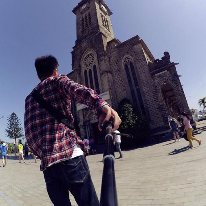 Tech-Protect - Tech-Protect Monopad och Selfie Stick Gopro Hero - Svart