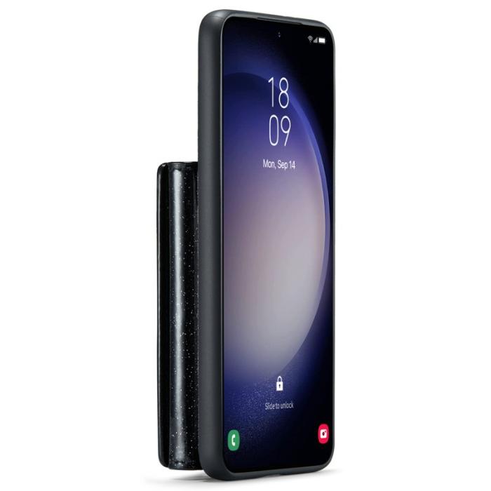 DG.MING - DG.MING M3 Series Mobilskal till Samsung Galaxy S23 FE Glitter Konstläder Svart