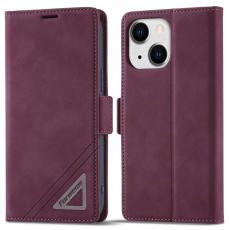 FORWENW - FORWENW F3-Series iPhone 14 Plus Pl&aring;nboksfodral Konstl&auml;der - Vinr&ouml;d