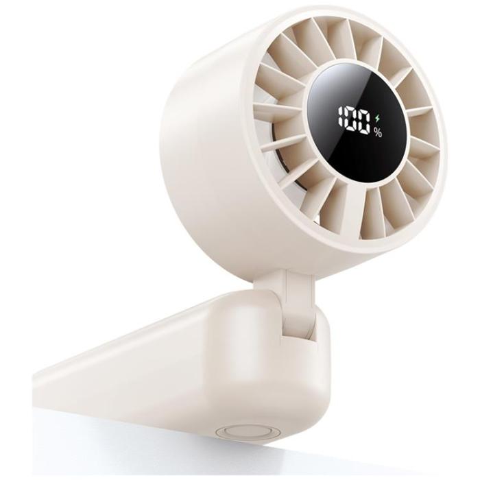 USAMS - USAMS Mini Handfläkt 1200 mAh ZB352 - Beige