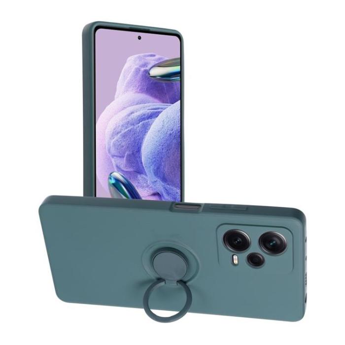 OEM - Xiaomi Redmi Note 12 4G Mobilskal Ringhållare Silikon - Grön