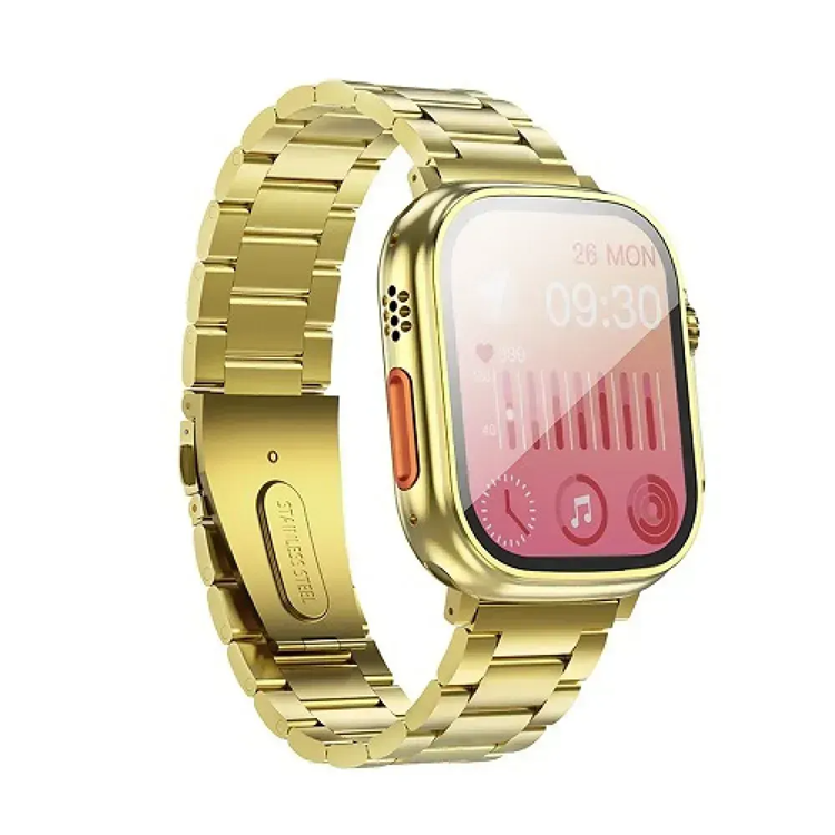 Hoco Smartwatch Y12 Ultra med Talk Function - Guld | 5122 | AlltMobil