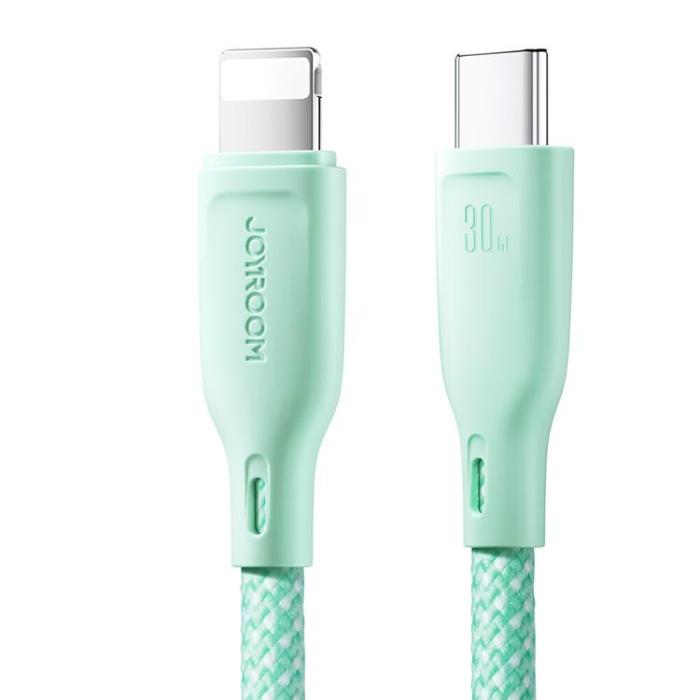 Joyroom - Joyroom USB-A till Lightning kabel Multi-Color 3A 1m - Vit