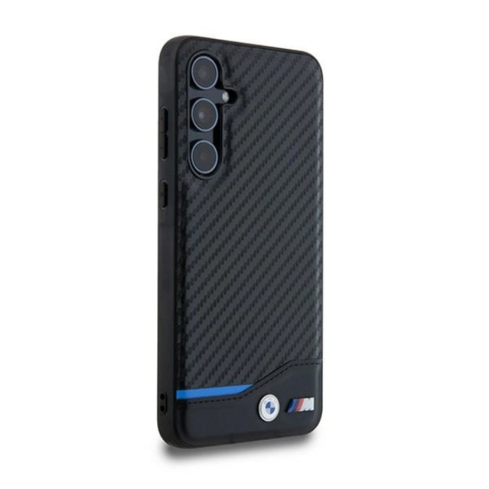 BMW - BMW Galaxy A55 Mobilskal Läder Carbon - Svart
