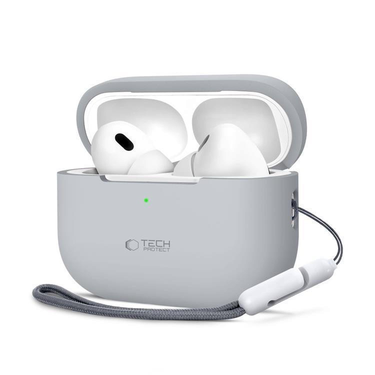 Tech-Protect Apple Airpods Pro 1/2 Skal Silikon - Crayon Grå | 2353 | AlltMobil