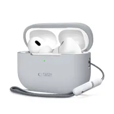 Tech-Protect - Tech-Protect Apple Airpods Pro 1/2 Skal Silikon - Crayon Gr&aring;