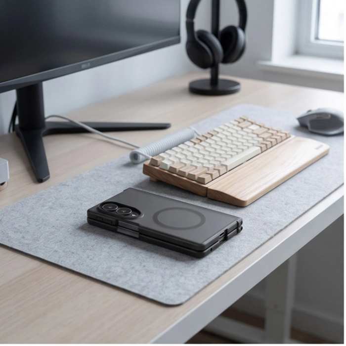 SupCase - Tech-Protect Mobilskal Magsafe För Galaxy Z Fold 8 Magmat - Svart