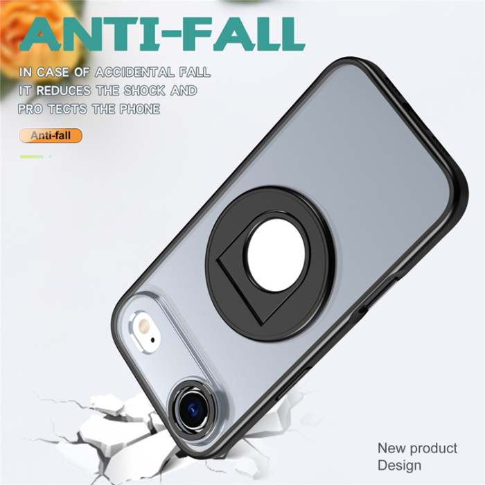 A-One Brand - iPhone 17 Air Mobilskal MagSafe Rotating Kickstand - Svart