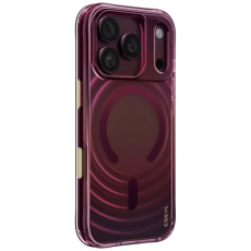 UNIQ - Uniq Mobilskal f&ouml;r iPhone 18 Pro/17 Pro MagSafe Magnetic Coehl Vela - Burgundy