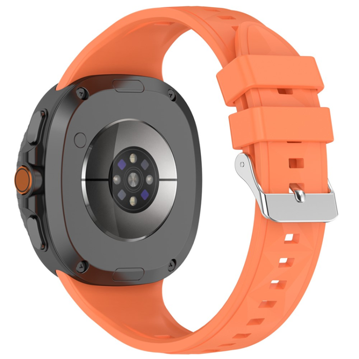 A-One Brand - Galaxy Watch 8/8 Classic (40/44/46mm) Armband Textured - Orange