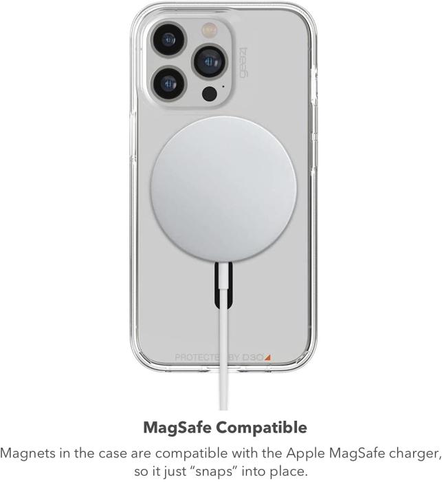 UTGATT1 - Gear4 D3O Santa Cruz Magesafe skal iPhone 13 Pro - Svart
