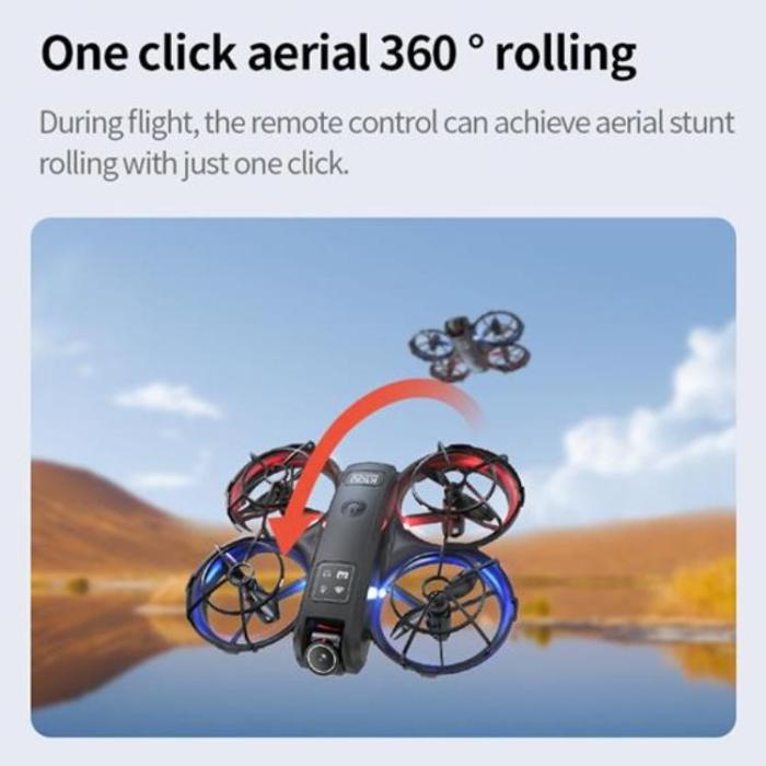 XKJ - XKJ HD Flygfotograferingsdrönare Flödespositionering med Skärm k100