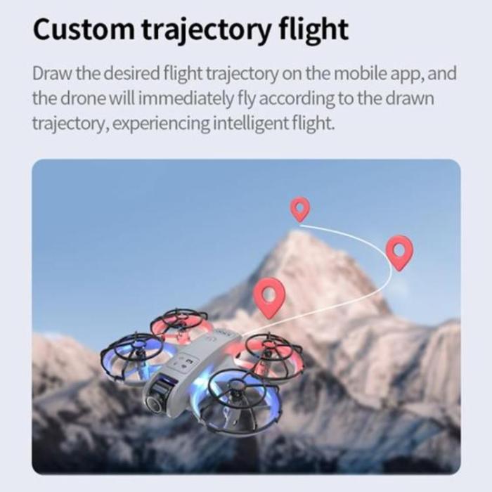 XKJ - XKJ HD Flygfotograferingsdrönare Flödespositionering med Skärm k100