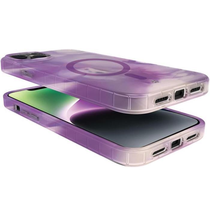 Celly - Celly iPhone 15 Mobilskal Magsafe TPU - Lila