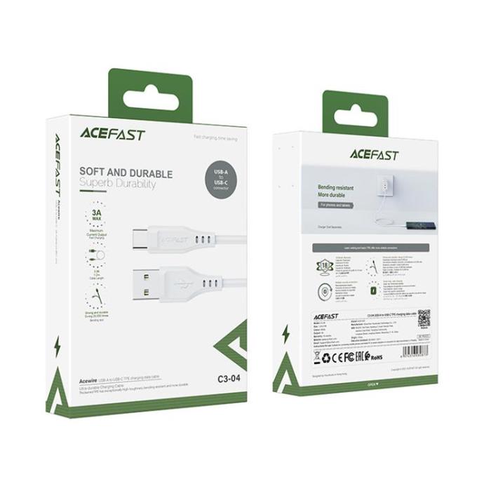 Acefast - Acefast USB-C till USB-A kabel 1.2m - Vit