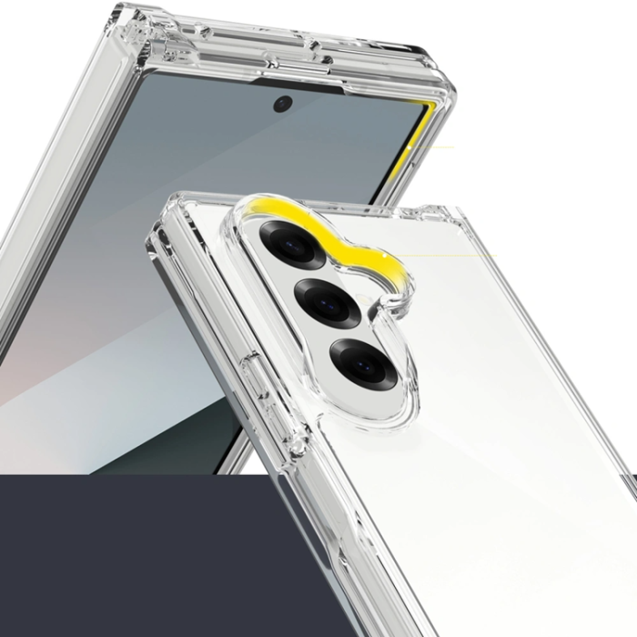 Tech-Protect - Tech Protect Galaxy Z Fold 7 Mobilskal Flexair Hybrid - Clear