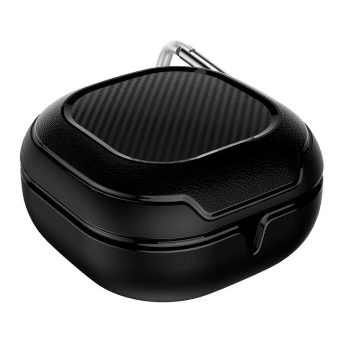 Tech-Protect - Galaxy Buds 2 Pro/2/Live/Pro Skal Rough Carbon - Svart