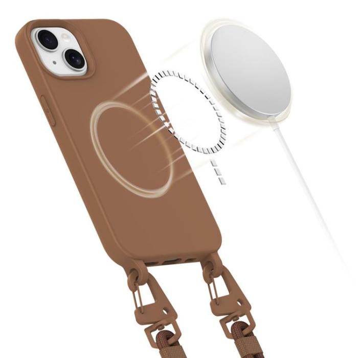 Tech-Protect - Tech-Protect iPhone 15 Mobilhalsband Skal Magsafe Magnecklace