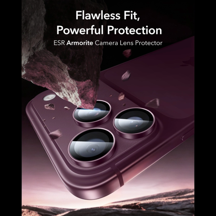 Tech-Protect - ESR Härdat Glas Kameraskydd för iPhone 18 Pro/18 Pro Max Armorite