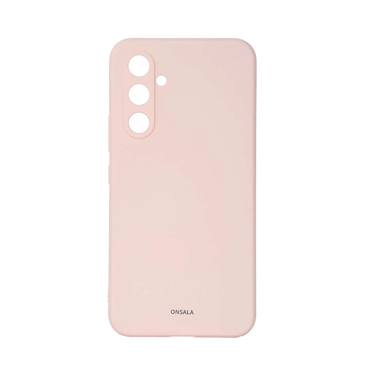 Onsala Galaxy A55 5G Mobilskal Silikonkänsla - Rosa | 2353 | AlltMobil