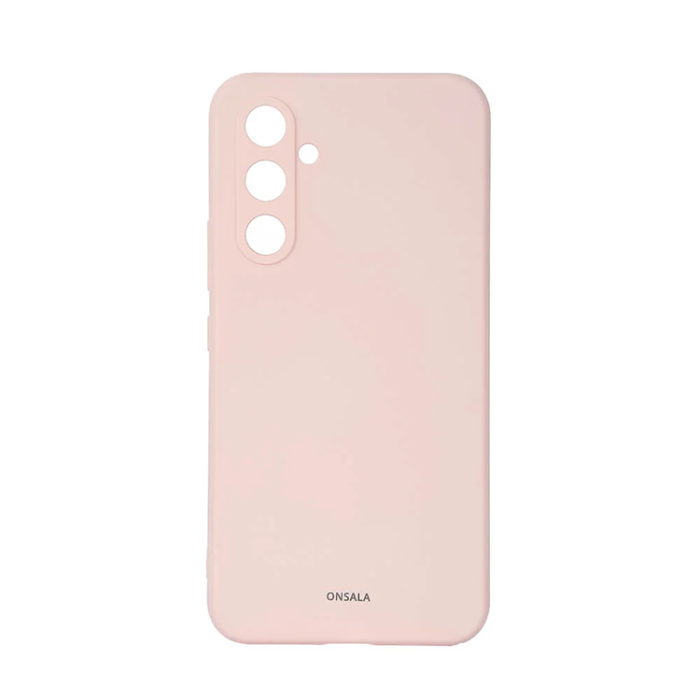 Onsala - Onsala Galaxy A55 5G Mobilskal Silikonkänsla - Rosa