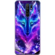 Gustaf - Mobilskal till Xiaomi Redmi 9 med Neon Varg