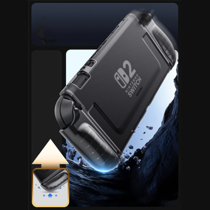 SupCase - SupCase Nintendo Switch 2 Skal Frost - Svart