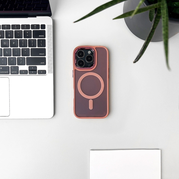 A-One Brand - Mobilskal för Samsung Galaxy S26 Ultra MagSafe Glitter - Rosa