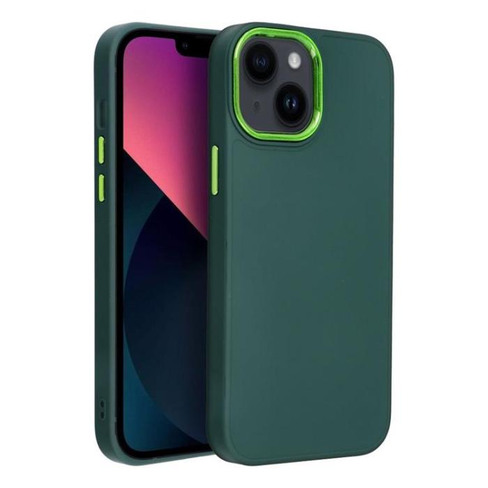 OEM - iPhone 13 Mini Mobilskal Frame - Grön